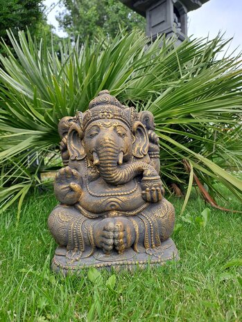 Ganesha golden 30 cm