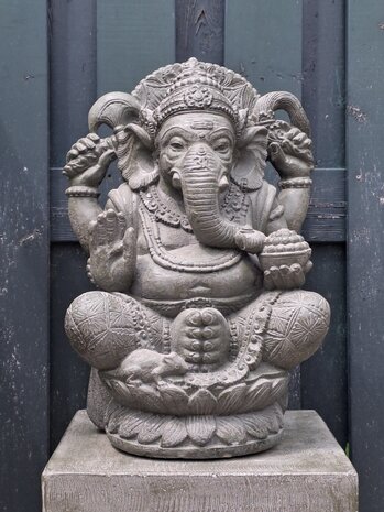 Ganesha beeld 60cm new green