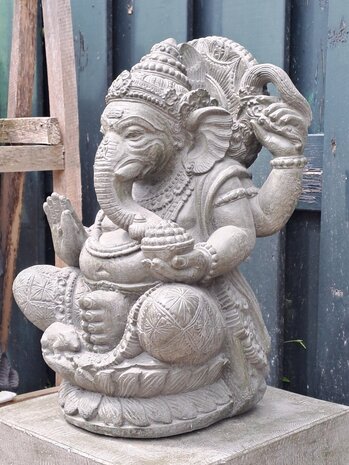 Ganesha beeld 60cm new green